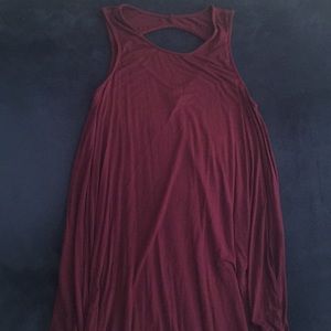 American Eagle Maroon dress size XS fits like M